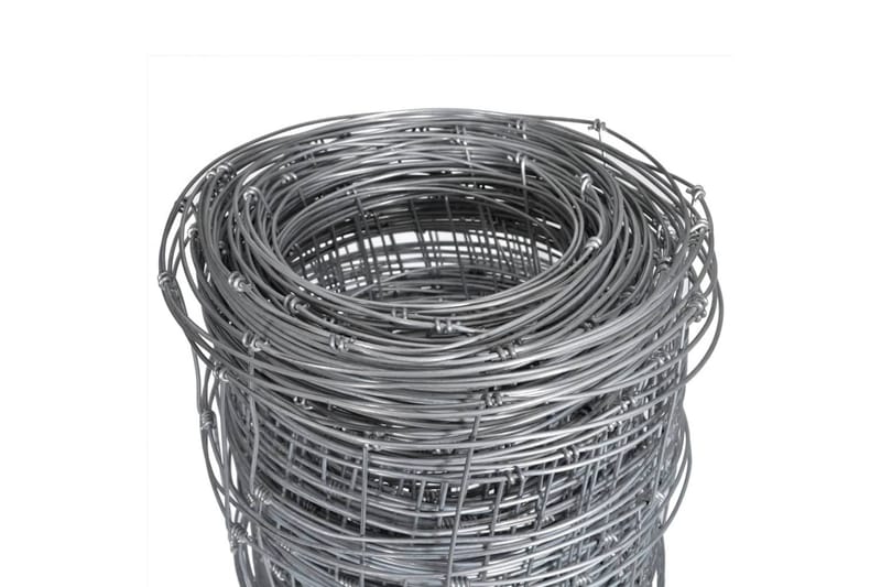 Fårstängsel galvaniserat stål 50x1,5 m silver - Silver - Sport & fritid - För djuren