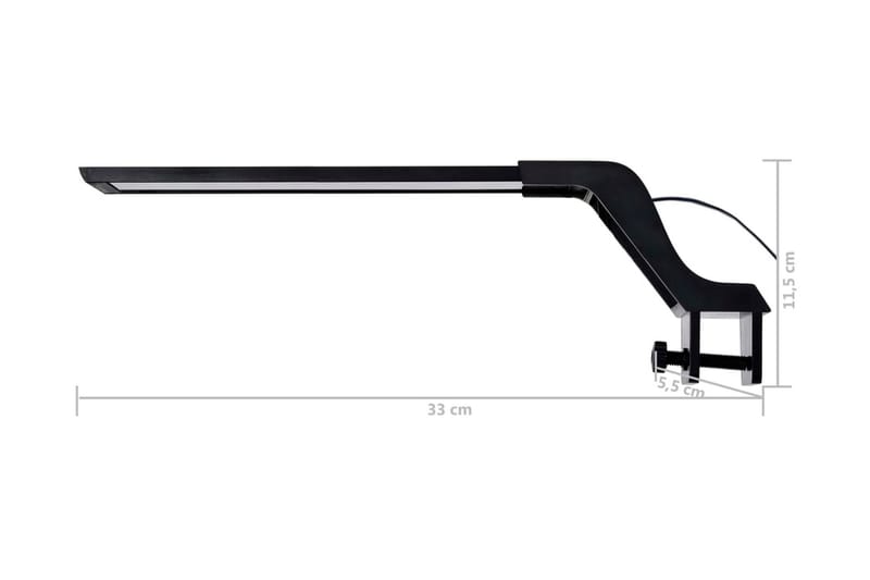 Akvariebelysning med klämma 35-55 cm blå och vit - Sport & fritid - För djuren - Fisk & reptiler