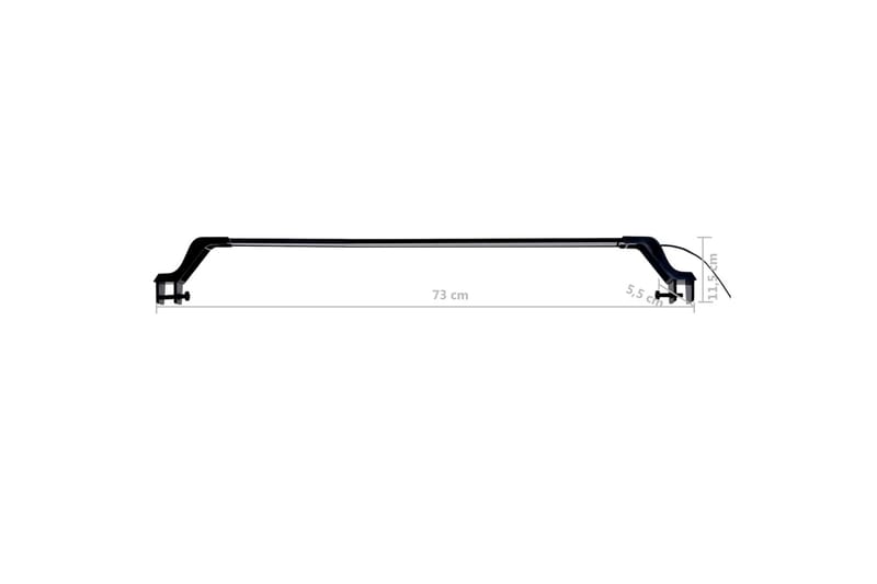 Akvariebelysning med klämmor 75-90 cm blå och vit - Sport & fritid - För djuren - Fisk & reptiler