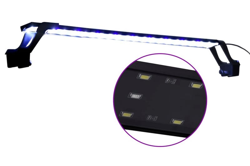 Akvariebelysning med klämmor 75-90 cm blå och vit - Sport & fritid - För djuren - Fisk & reptiler