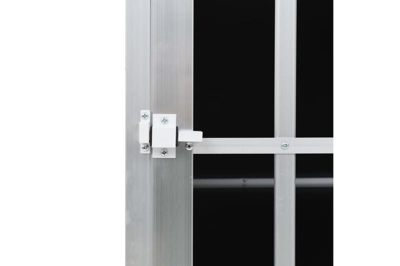 Hundbur med dubbel dörr 94x88x69 cm - Silver - Sport & fritid - För djuren - För hund - Hundbur & transportbur hund