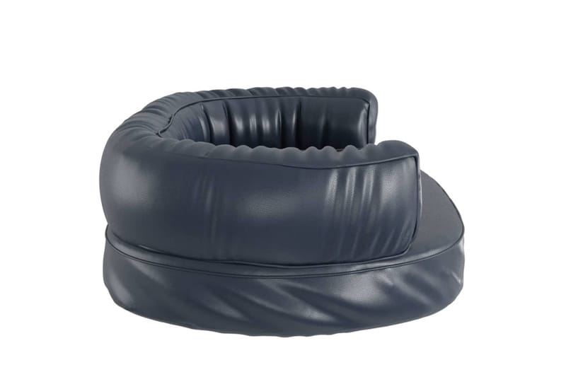 Ergonomisk hundbädd mörkblå 75x53 cm konstläder - Blå - Sport & fritid - För djuren - För hund - Hundmöbler - Hundbädd & hundsäng