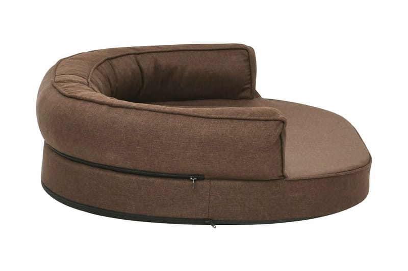 Ergonomisk hundmadrass 75x53 cm linnelook brun - Brun - Sport & fritid - För djuren - För hund - Hundmöbler - Hundbädd & hundsäng