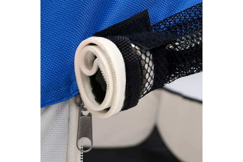Hopfällbar hundhage med väska blå 90x90x58 cm - Blå - Sport & fritid - För djuren - För hund - Hundmöbler