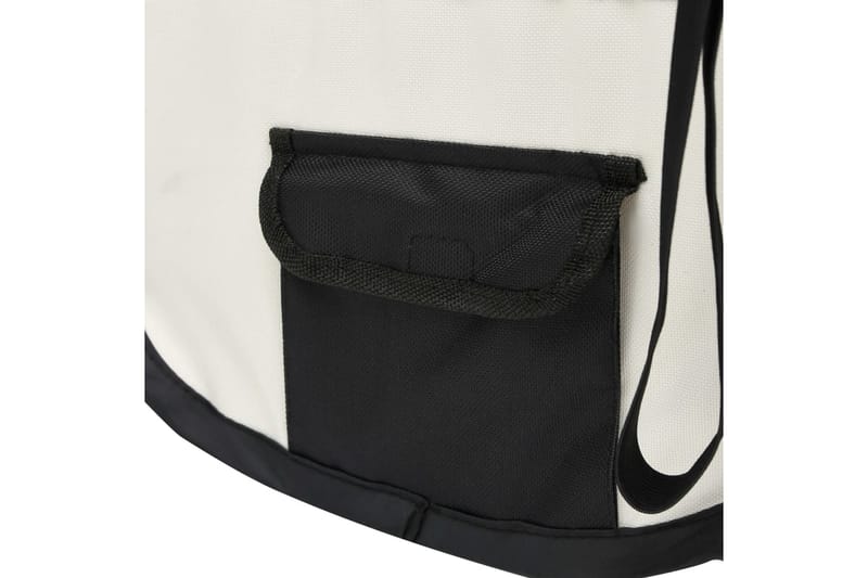 Hopfällbar hundhage med väska svart 90x90x58 cm - Svart - Sport & fritid - För djuren - För hund - Hundmöbler