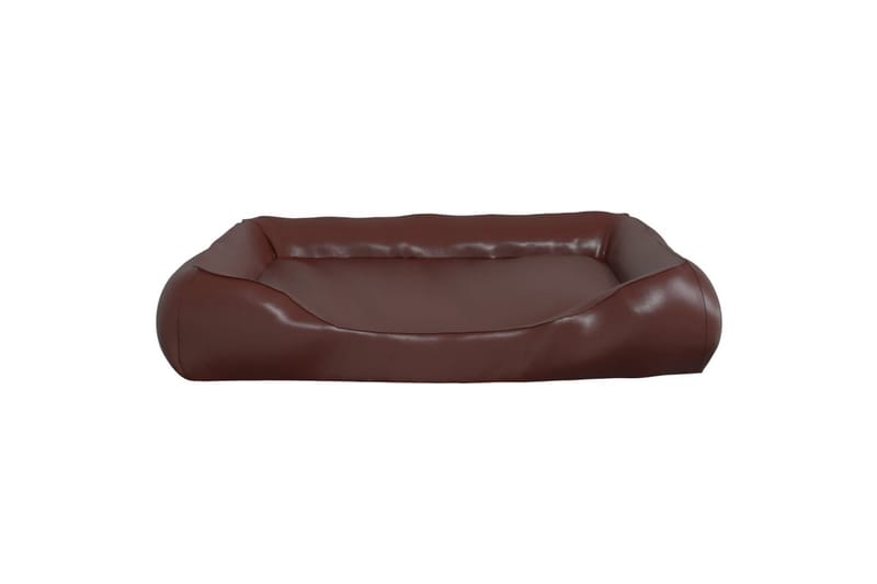 Hundbädd brun 105x80x25 cm konstläder - Brun - Sport & fritid - För djuren - För hund - Hundmöbler - Hundbädd & hundsäng