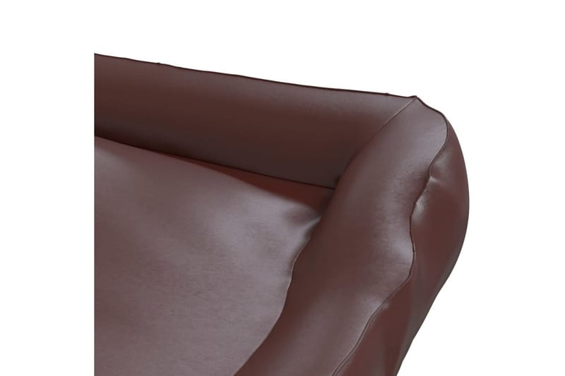 Hundbädd brun 105x80x25 cm konstläder - Brun - Sport & fritid - För djuren - För hund - Hundmöbler - Hundbädd & hundsäng