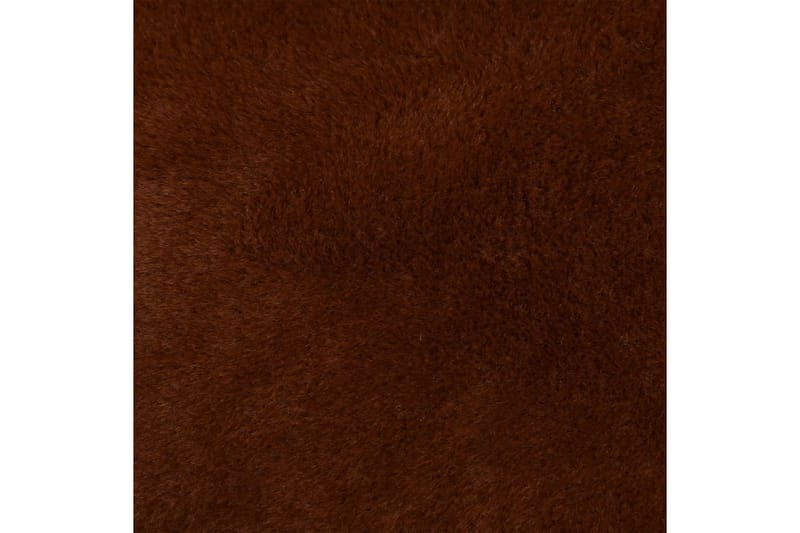 Hundbädd brun 85,5x70x23 cm fleece med linnelook - Brun - Hundbädd & hundsäng - Hundmöbler