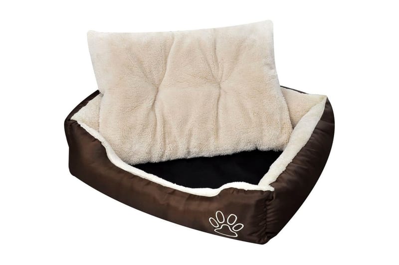 Hundbädd brun och beige XXL - Brun - Sport & fritid - För djuren - För hund - Hundmöbler - Hundbädd & hundsäng