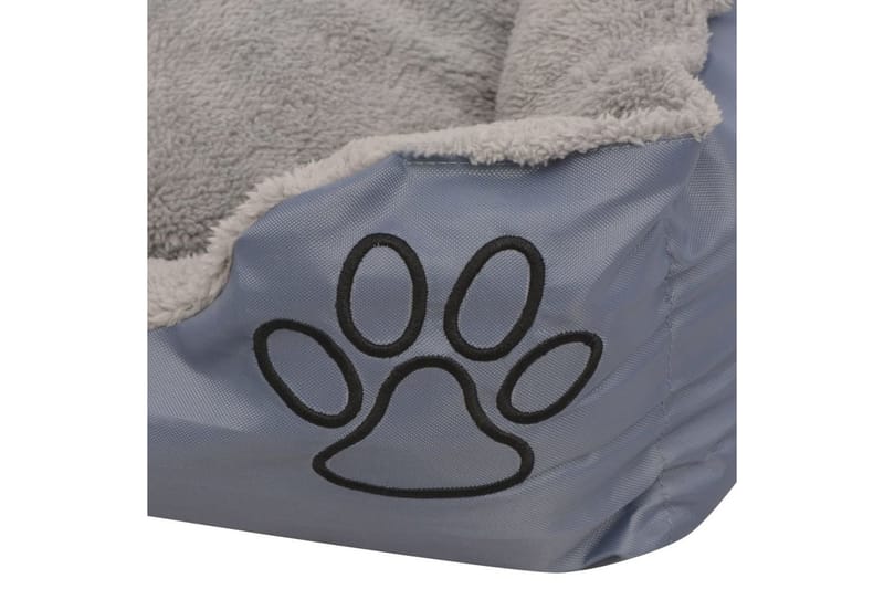 Hundbädd med vadderad kudde storlek M grå - Asfaltsgrå - Hundbädd & hundsäng - Hundmöbler