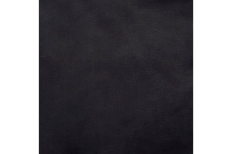 Hundbädd svart 69x59x19 cm plysch och konstläder - Svart - Hundbädd & hundsäng - Hundmöbler