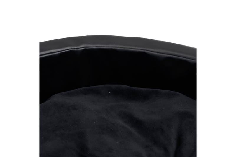 Hundbädd svart 79x70x19 cm plysch och konstläder - Svart - Sport & fritid - För djuren - För hund - Hundmöbler - Hundbädd & hundsäng