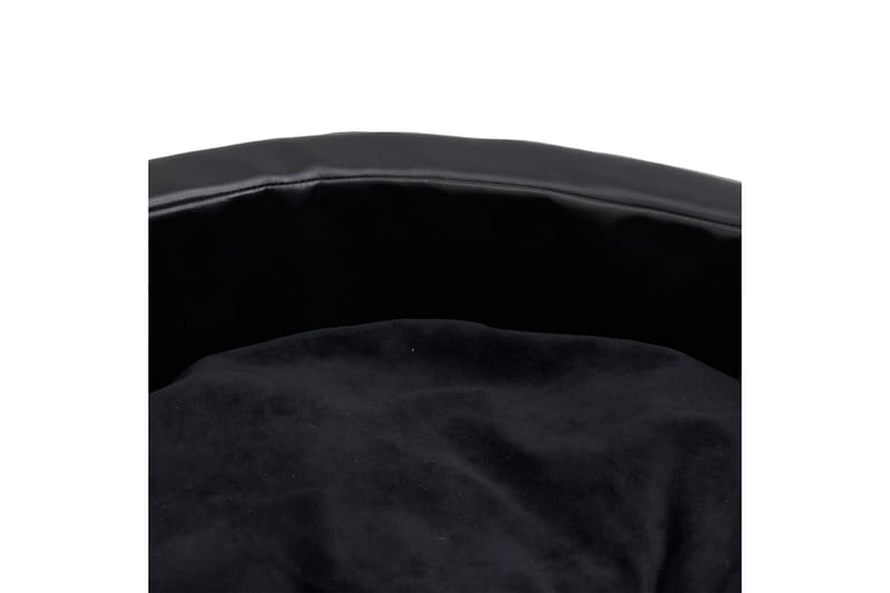 Hundbädd svart 99x89x21 cm plysch och konstläder - Svart - Sport & fritid - För djuren - För hund - Hundmöbler - Hundbädd & hundsäng