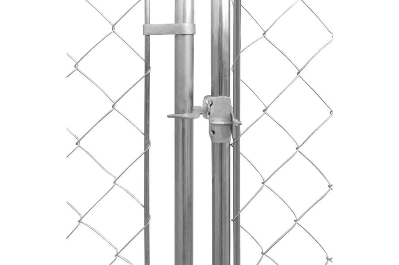 Hundgård för utomhusbruk galvaniserat stål 950x570x185 cm - Silver - Sport & fritid - För djuren - För hund - Hundmöbler