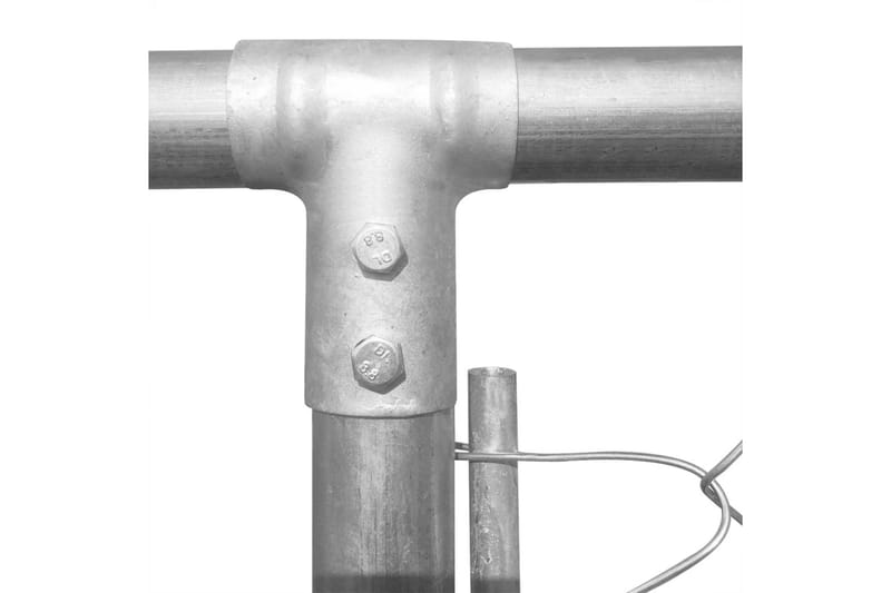 Hundgård för utomhusbruk galvaniserat stål 950x570x185 cm - Silver - Sport & fritid - För djuren - För hund - Hundmöbler
