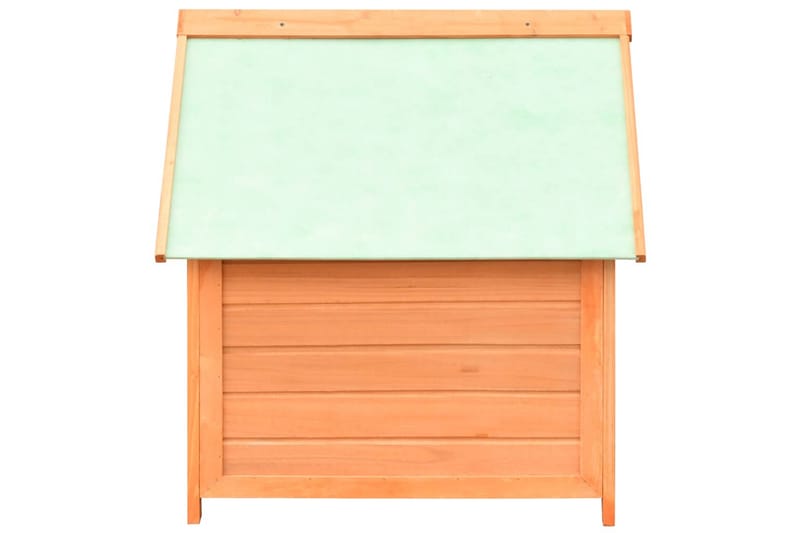 Hundkoja massiv furu & granträ 72x85x82 cm - Brun - Sport & fritid - För djuren - För hund - Hundmöbler
