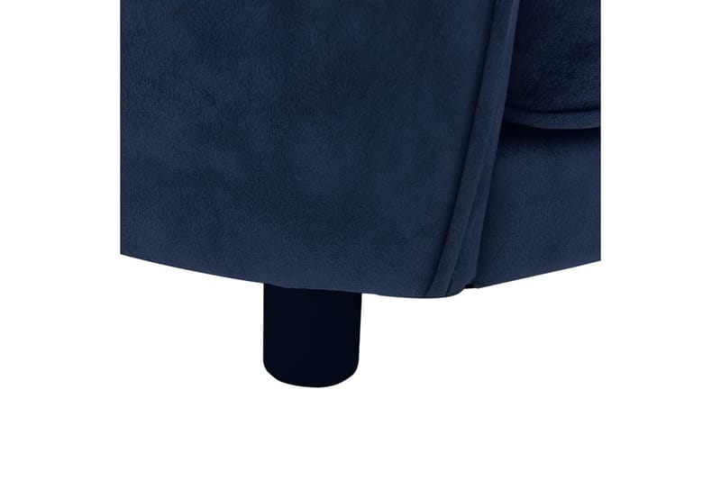 Hundsoffa blå 69x49x40 cm plysch - Blå - Sport & fritid - För djuren - För hund - Hundmöbler - Hundbädd & hundsäng