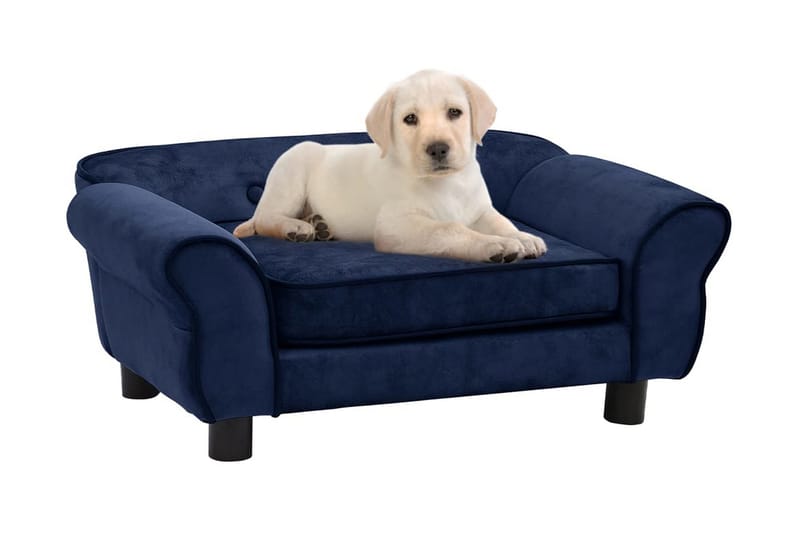 Hundsoffa blå 72x45x30 cm plysch - Blå - Sport & fritid - För djuren - För hund - Hundmöbler - Hundbädd & hundsäng
