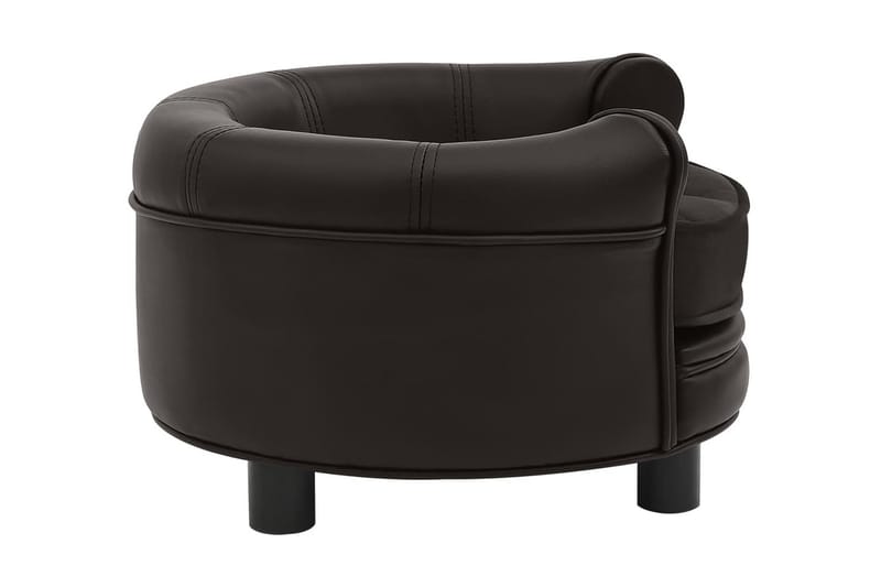 Hundsoffa brun 48x48x32 cm plysch och konstläder - Brun - Sport & fritid - För djuren - För hund - Hundmöbler - Hundbädd & hundsäng