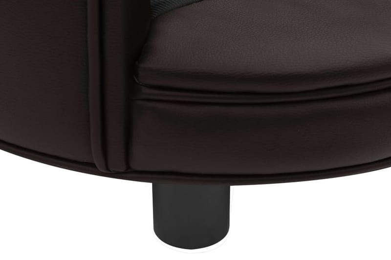 Hundsoffa brun 48x48x32 cm plysch och konstläder - Brun - Sport & fritid - För djuren - För hund - Hundmöbler - Hundbädd & hundsäng