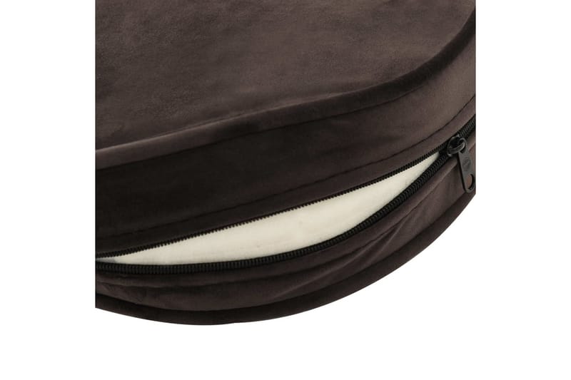Hundsoffa brun 48x48x32 cm plysch och konstläder - Brun - Sport & fritid - För djuren - För hund - Hundmöbler - Hundbädd & hundsäng