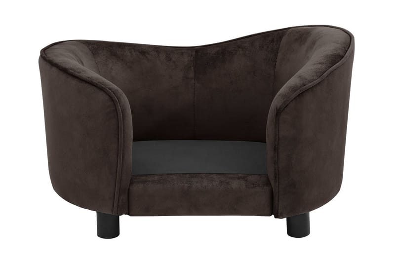 Hundsoffa brun 69x49x40 cm plysch - Brun - Sport & fritid - För djuren - För hund - Hundmöbler - Hundbädd & hundsäng