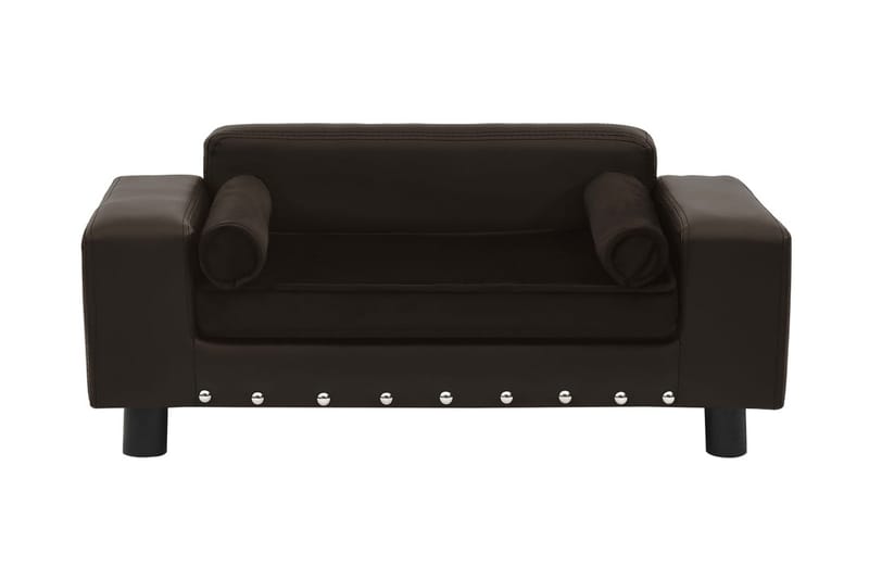 Hundsoffa brun 81x43x31 cm plysch och konstläder - Brun - Sport & fritid - För djuren - För hund - Hundmöbler - Hundbädd & hundsäng