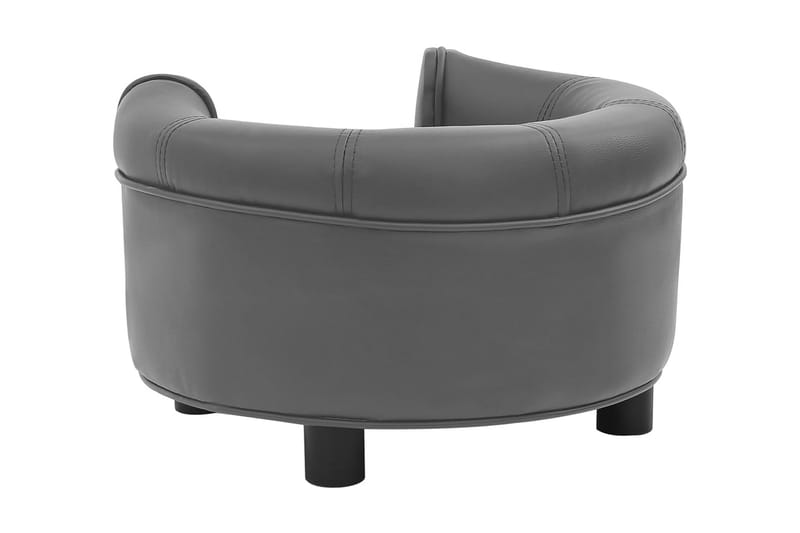 Hundsoffa grå 48x48x32 cm plysch och konstläder - Grå - Sport & fritid - För djuren - För hund - Hundmöbler - Hundbädd & hundsäng