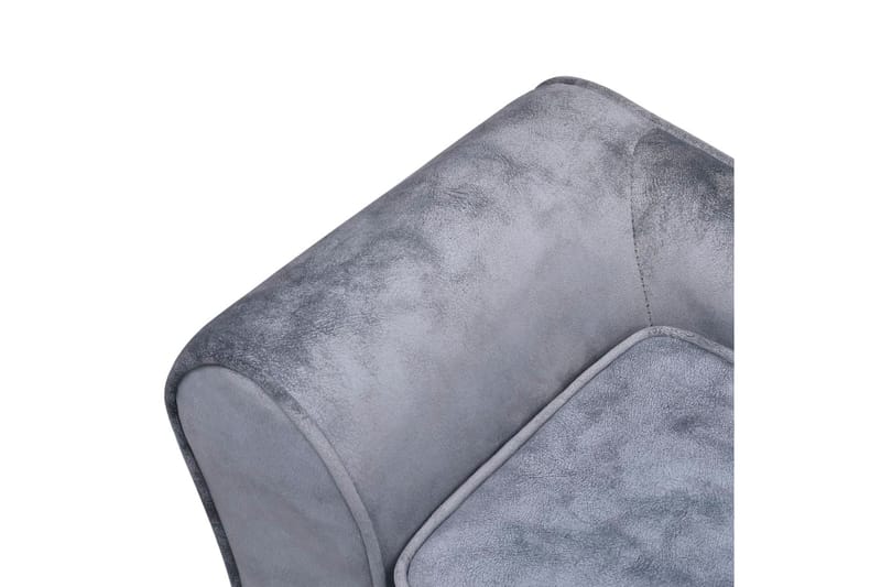 Hundsoffa grå 57x34x36 cm plysch - Grå - Sport & fritid - För djuren - För hund - Hundmöbler - Hundbädd & hundsäng