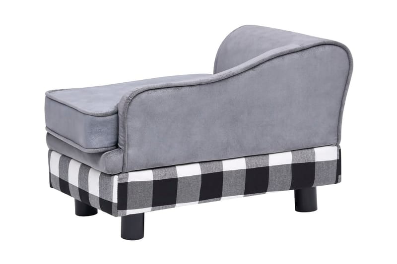 Hundsoffa grå 57x34x36 cm plysch - Grå - Sport & fritid - För djuren - För hund - Hundmöbler - Hundbädd & hundsäng