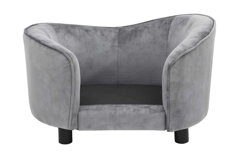 Hundsoffa grå 69x49x40 cm plysch - Grå - Sport & fritid - För djuren - För hund - Hundmöbler - Hundbädd & hundsäng