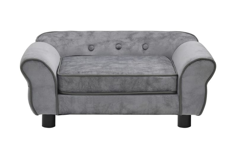 Hundsoffa grå 72x45x30 cm plysch - Grå - Sport & fritid - För djuren - För hund - Hundmöbler