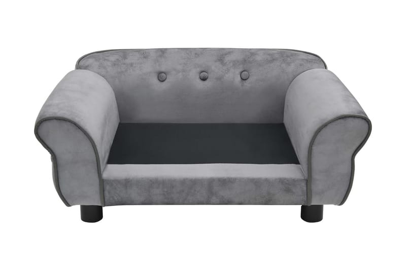 Hundsoffa grå 72x45x30 cm plysch - Grå - Sport & fritid - För djuren - För hund - Hundmöbler
