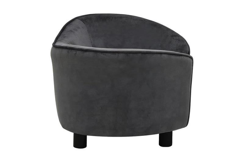 Hundsoffa mörkgrå 69x49x40 cm plysch - Grå - Sport & fritid - För djuren - För hund - Hundmöbler - Hundbädd & hundsäng