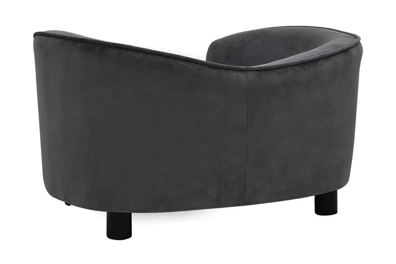 Hundsoffa mörkgrå 69x49x40 cm plysch - Grå - Sport & fritid - För djuren - För hund - Hundmöbler - Hundbädd & hundsäng
