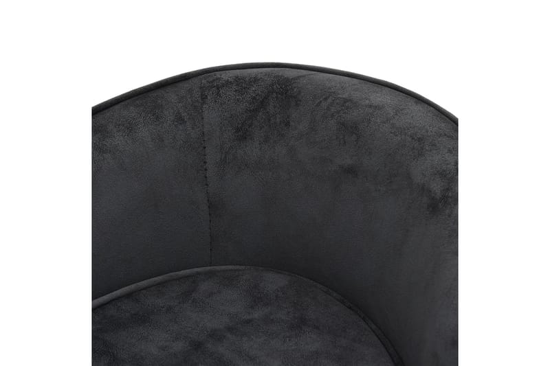 Hundsoffa mörkgrå 69x49x40 cm plysch - Grå - Sport & fritid - För djuren - För hund - Hundmöbler - Hundbädd & hundsäng
