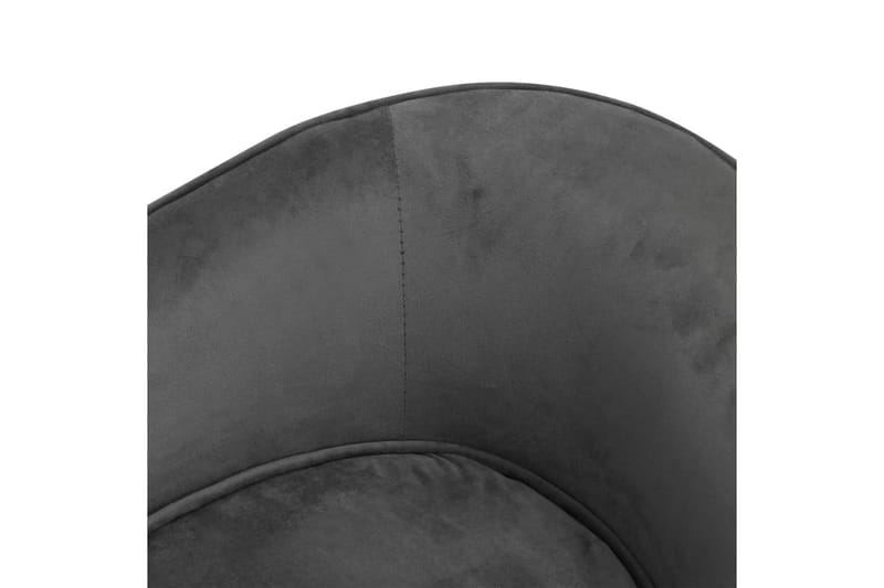Hundsoffa mörkgrå 69x49x40 cm plysch och konstläder - Grå - Sport & fritid - För djuren - För hund - Hundmöbler - Hundbädd & hundsäng
