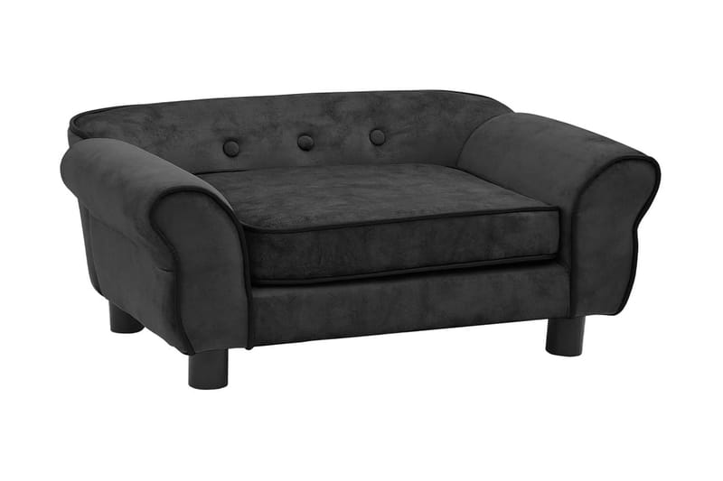 Hundsoffa mörkgrå 72x45x30 cm plysch - Mörkgrå - Sport & fritid - För djuren - För hund - Hundmöbler - Hundbädd & hundsäng