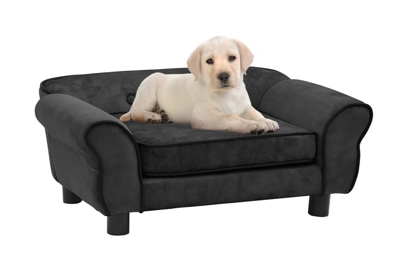 Hundsoffa mörkgrå 72x45x30 cm plysch - Mörkgrå - Sport & fritid - För djuren - För hund - Hundmöbler - Hundbädd & hundsäng
