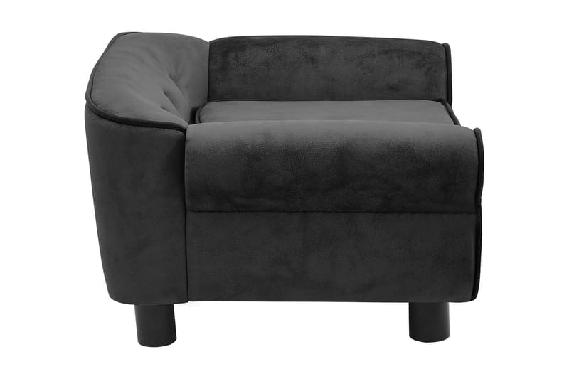 Hundsoffa mörkgrå 72x45x30 cm plysch - Mörkgrå - Sport & fritid - För djuren - För hund - Hundmöbler - Hundbädd & hundsäng