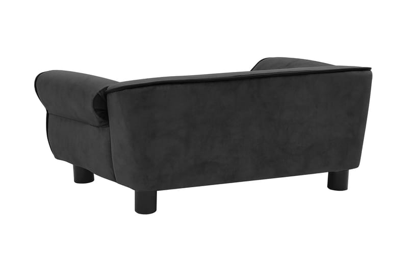 Hundsoffa mörkgrå 72x45x30 cm plysch - Mörkgrå - Sport & fritid - För djuren - För hund - Hundmöbler - Hundbädd & hundsäng