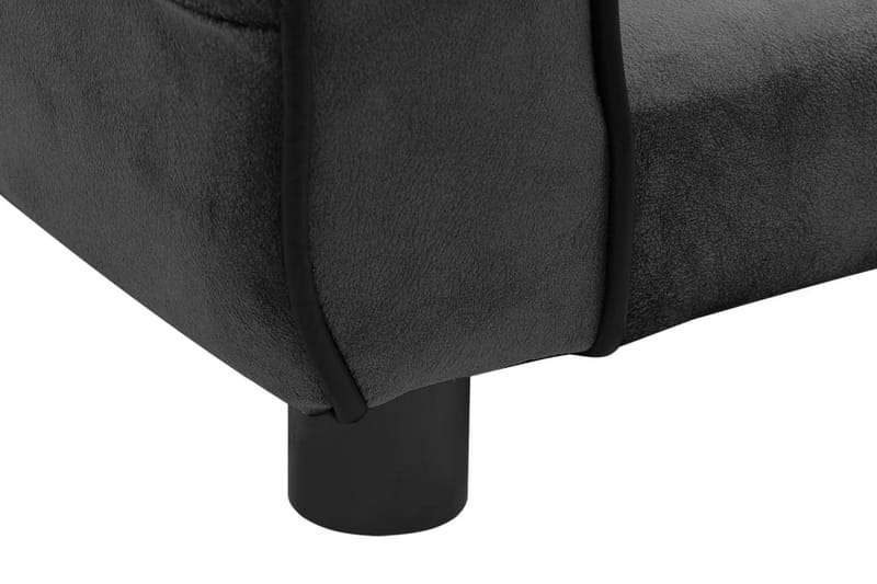 Hundsoffa mörkgrå 72x45x30 cm plysch - Mörkgrå - Sport & fritid - För djuren - För hund - Hundmöbler - Hundbädd & hundsäng