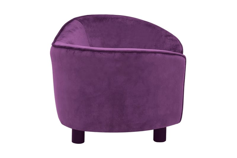 Hundsoffa mörklila 69x49x40 cm plysch - Lila - Sport & fritid - För djuren - För hund - Hundmöbler - Hundbädd & hundsäng