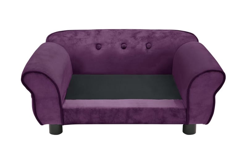 Hundsoffa mörklila 72x45x30 cm plysch - Lila - Sport & fritid - För djuren - För hund - Hundmöbler - Hundbädd & hundsäng