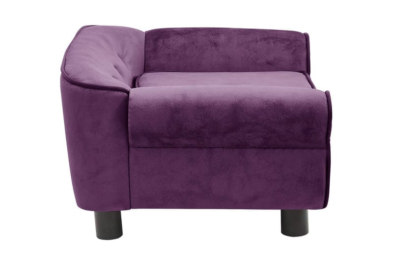 Hundsoffa mörklila 72x45x30 cm plysch - Lila - Sport & fritid - För djuren - För hund - Hundmöbler - Hundbädd & hundsäng