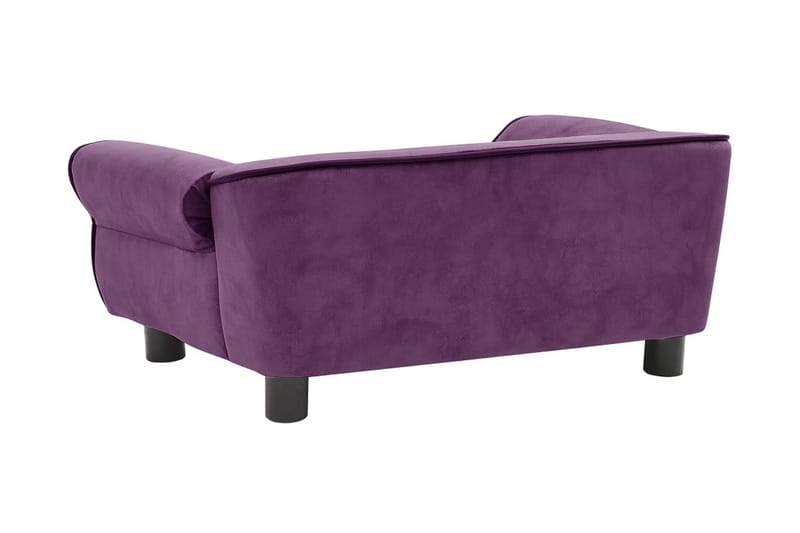 Hundsoffa mörklila 72x45x30 cm plysch - Lila - Sport & fritid - För djuren - För hund - Hundmöbler - Hundbädd & hundsäng
