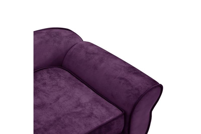 Hundsoffa mörklila 72x45x30 cm plysch - Lila - Sport & fritid - För djuren - För hund - Hundmöbler - Hundbädd & hundsäng