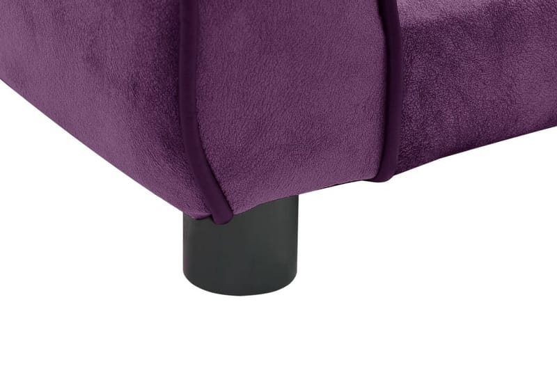Hundsoffa mörklila 72x45x30 cm plysch - Lila - Sport & fritid - För djuren - För hund - Hundmöbler - Hundbädd & hundsäng