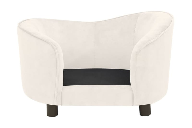 Hundsoffa naturvit 69x49x40 cm plysch - Vit - Sport & fritid - För djuren - För hund - Hundmöbler - Hundbädd & hundsäng