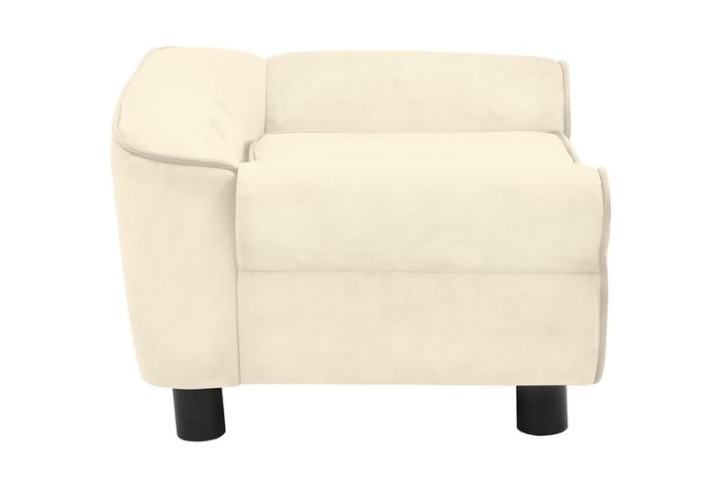 Hundsoffa naturvit 72x45x30 cm plysch - Kräm - Sport & fritid - För djuren - För hund - Hundmöbler - Hundbädd & hundsäng